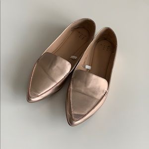 Rose gold Flats